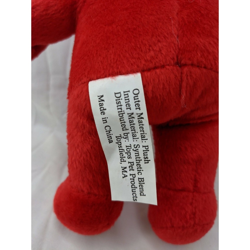 Red Devil Squeak Toy 8 Inch Top Pet Products Stuffed Animal Toy - Picture 4 of 5